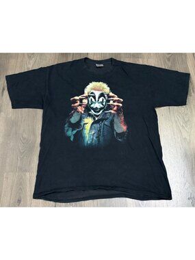 Vintage ICP Violent J RARE 1990s Insane Clown Posse Hip Hop Rap Grunge XL